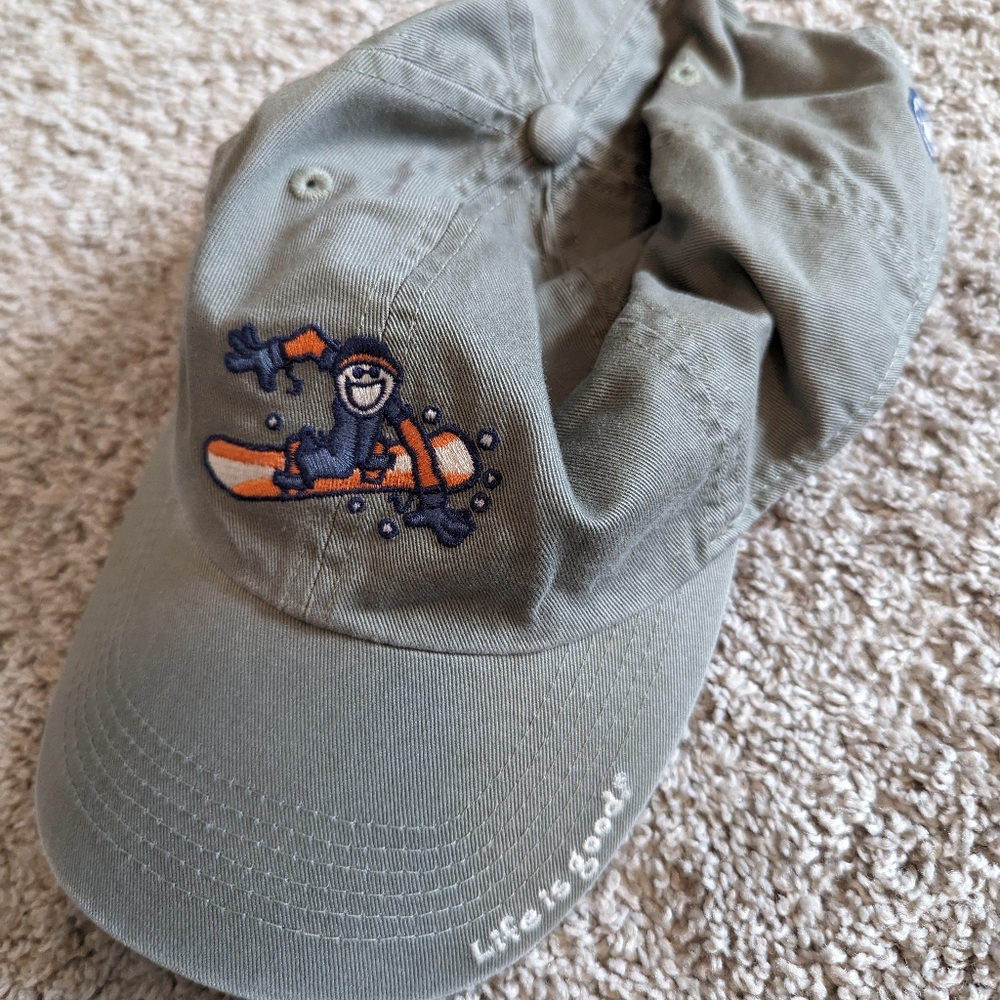 LIFE is good vintage Snowboarding hat